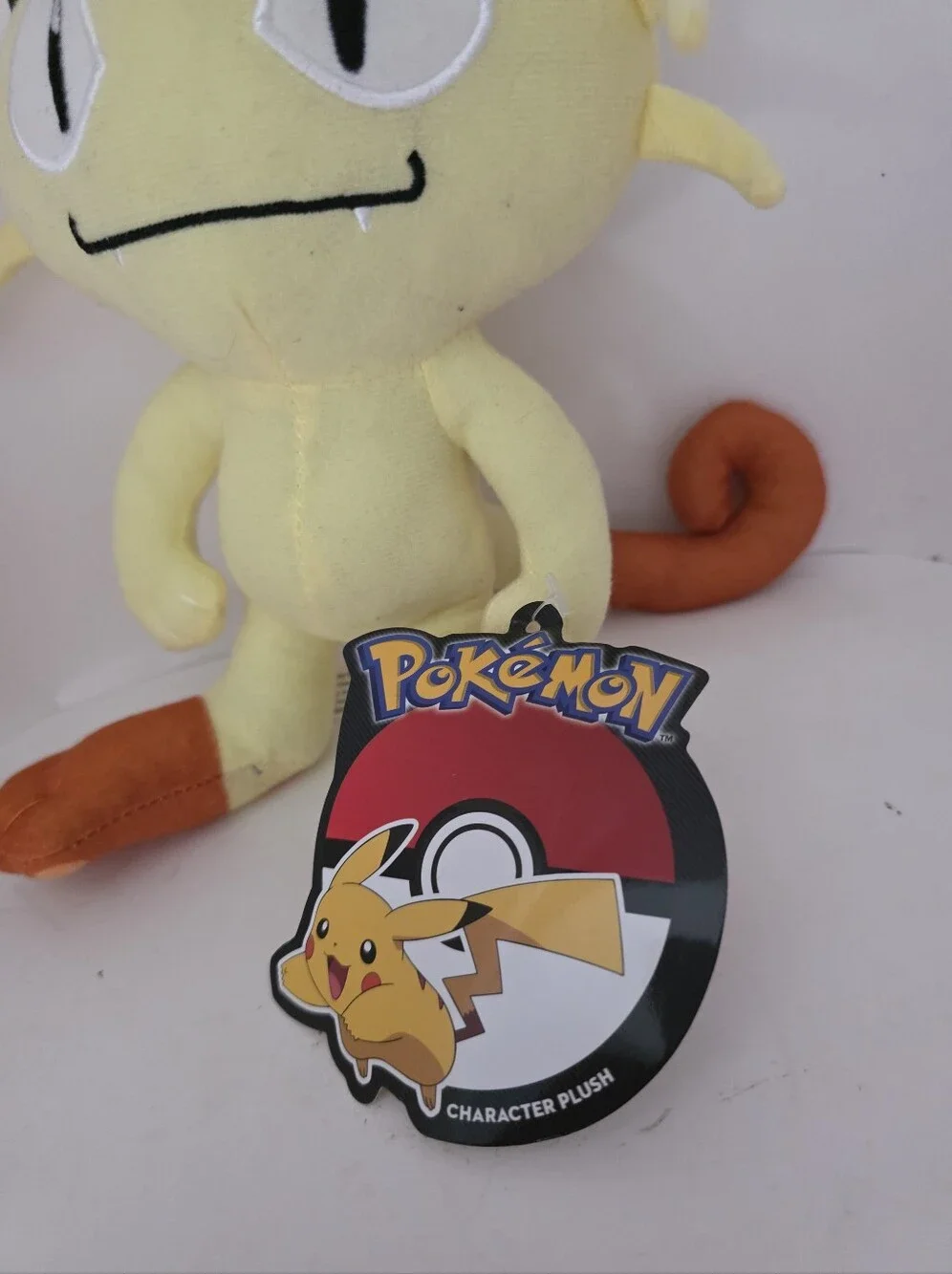 Pokémon TOMY Nintendo 7” Meowth Plush Stuffed Animal 2016